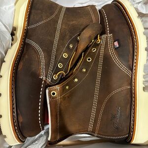 Thorogood Men's Rugged Brown Leather Boots